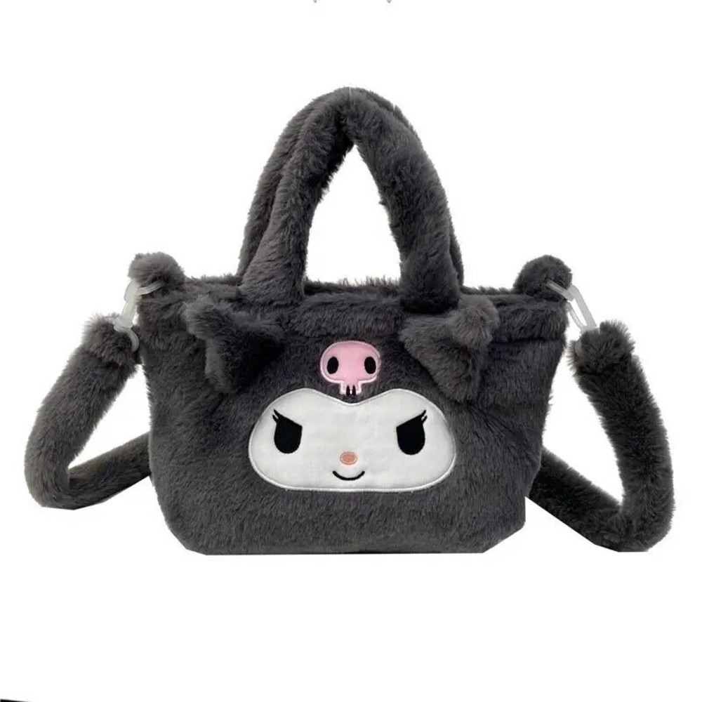 Kuromi Plush Bag Detachable Strap New PLUS Mystery Kuromi Figure Keychain FREE